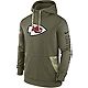 Nike Men's Kansas City Chiefs Salute To Service Logo Pullover Hoodie                                                             - view number 2 image
