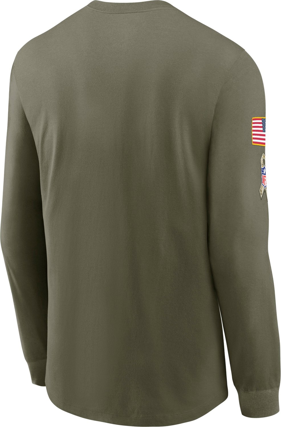 Nike Men's Houston Texans Salute To Service Team Logo Long Sleeve T-shirt - view number 3