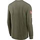 Nike Men's New Orleans Saints Salute To Service Team Logo Long Sleeve T-shirt                                                    - view number 3 image
