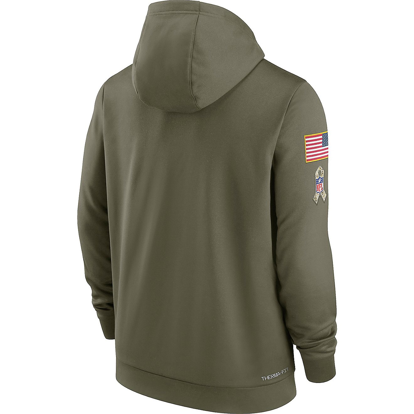 Nike Men's New Orleans Saints Salute to Service Logo Pullover Hoodie                                                             - view number 3