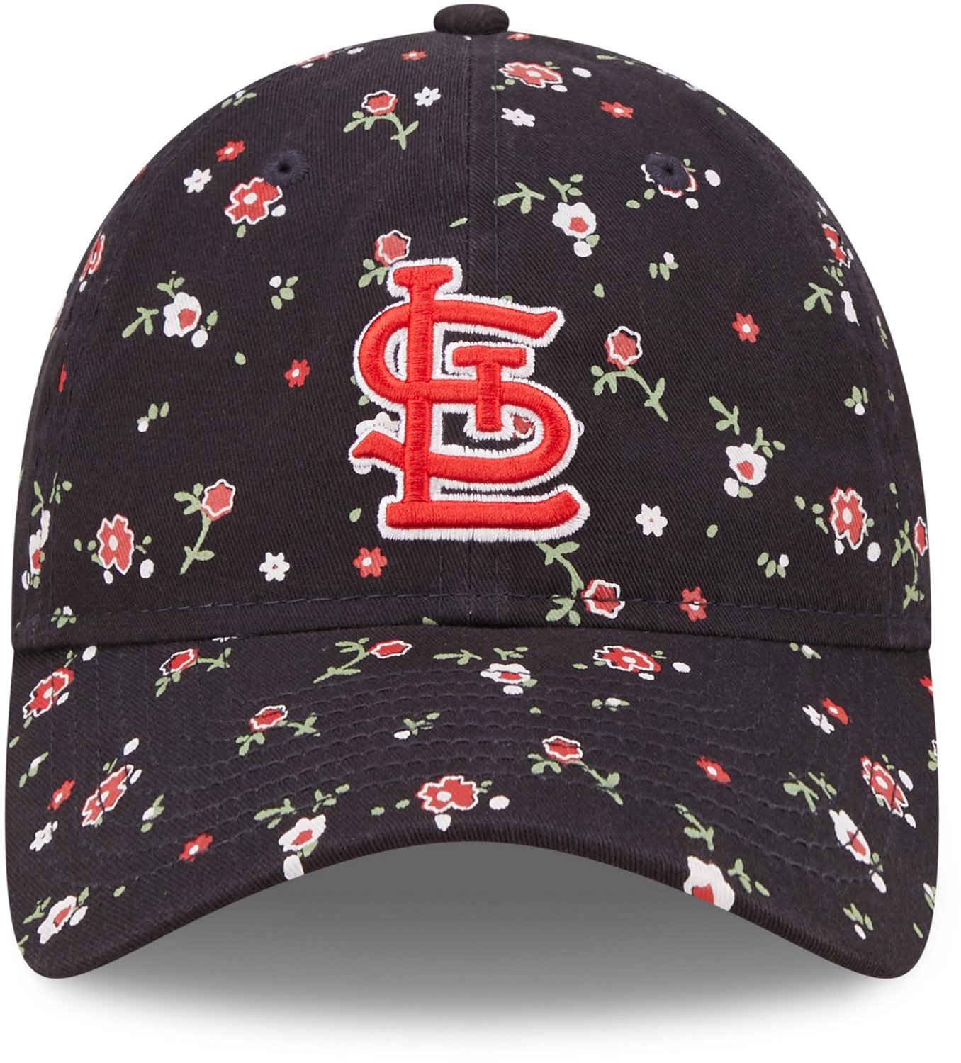St. Louis Cardinals New Era Women's Floral Shine 9TWENTY Adjustable Hat -  Red