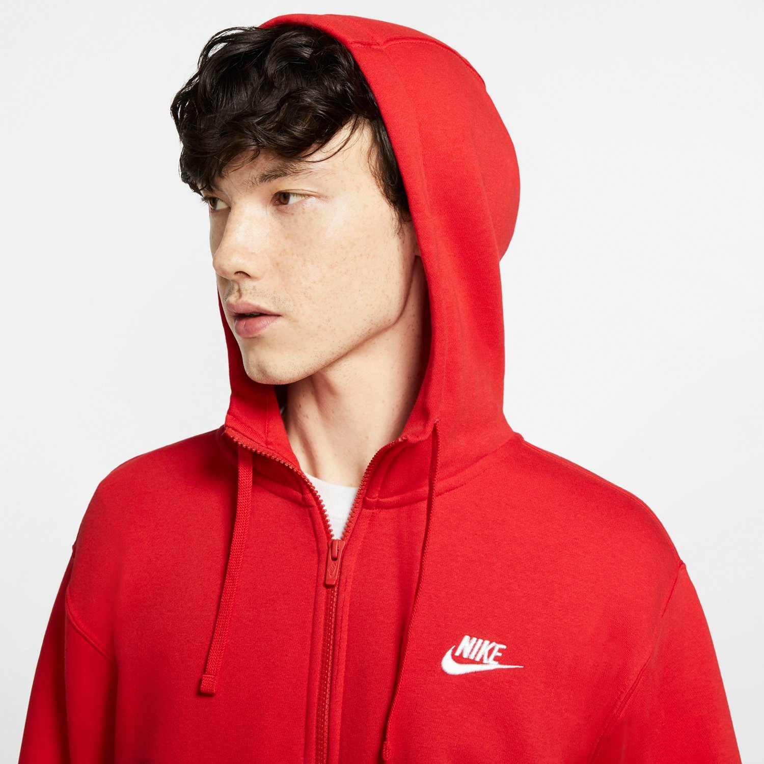 Nike Men's Sportswear Club Fleece Full-Zip Hoodie                                                                                - view number 3