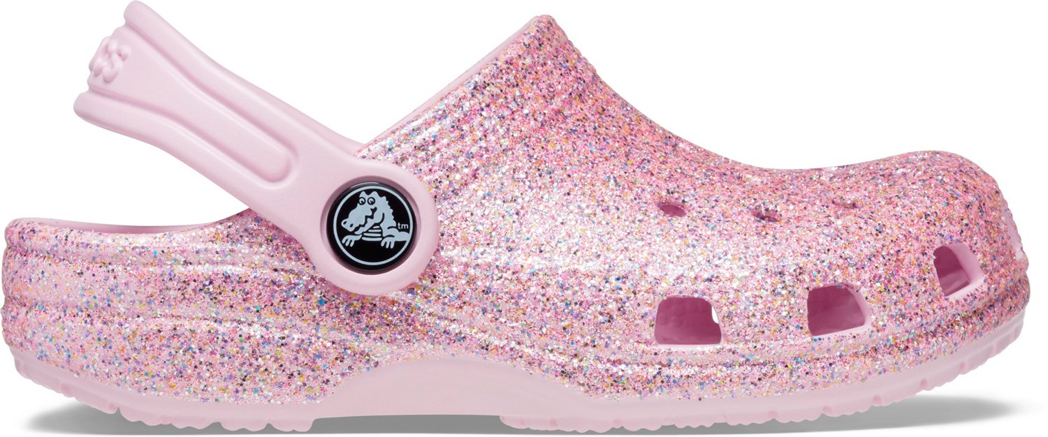 Crocs Toddlers' Classic Glitter II Clogs Academy