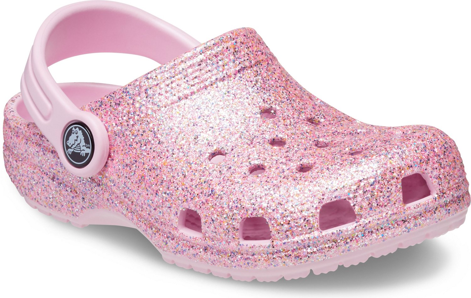 Crocs Toddlers' Classic Glitter II Clogs Academy