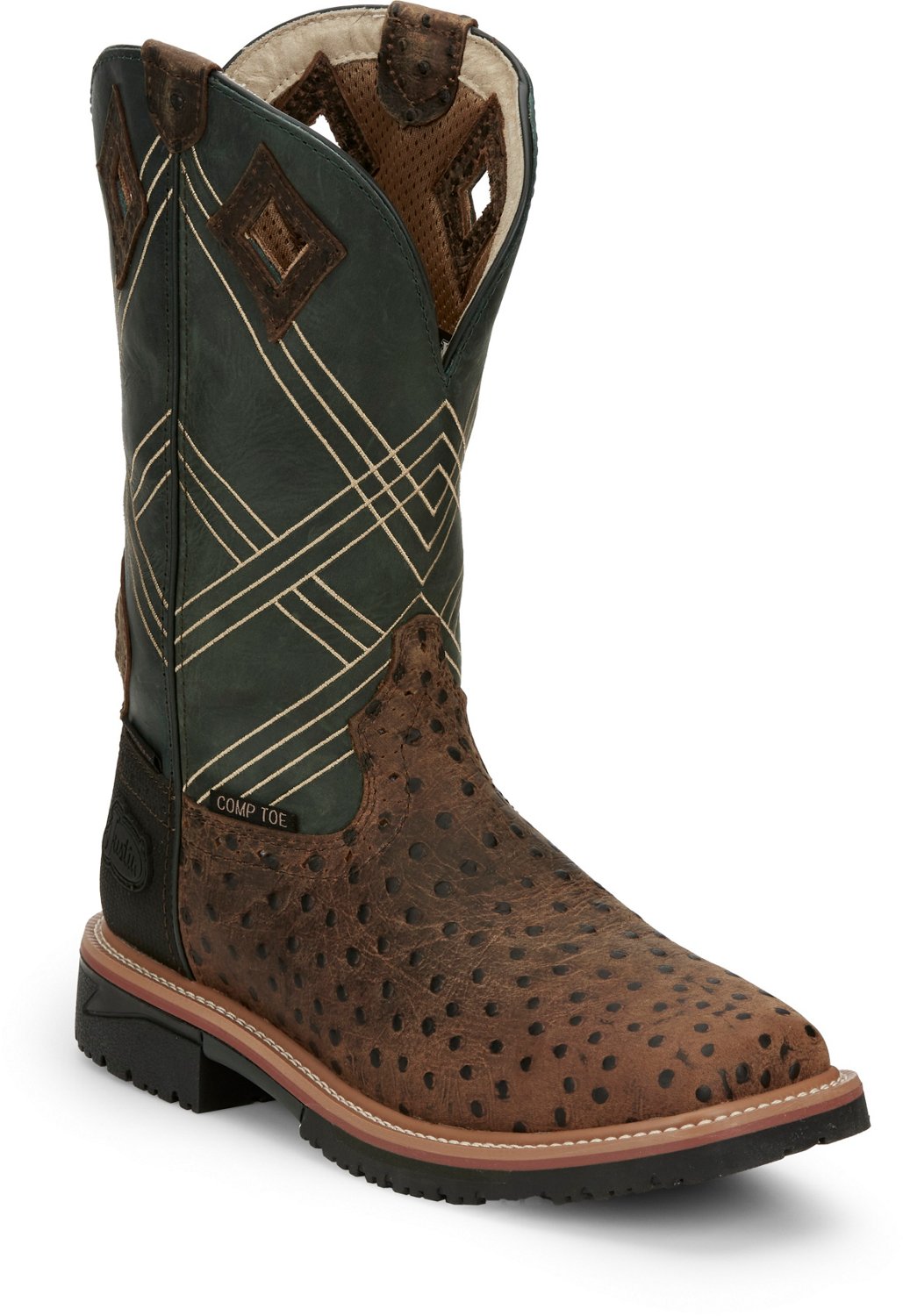 Justin Men’s Dalhart Nano Composite Toe Work Boots - view number 3