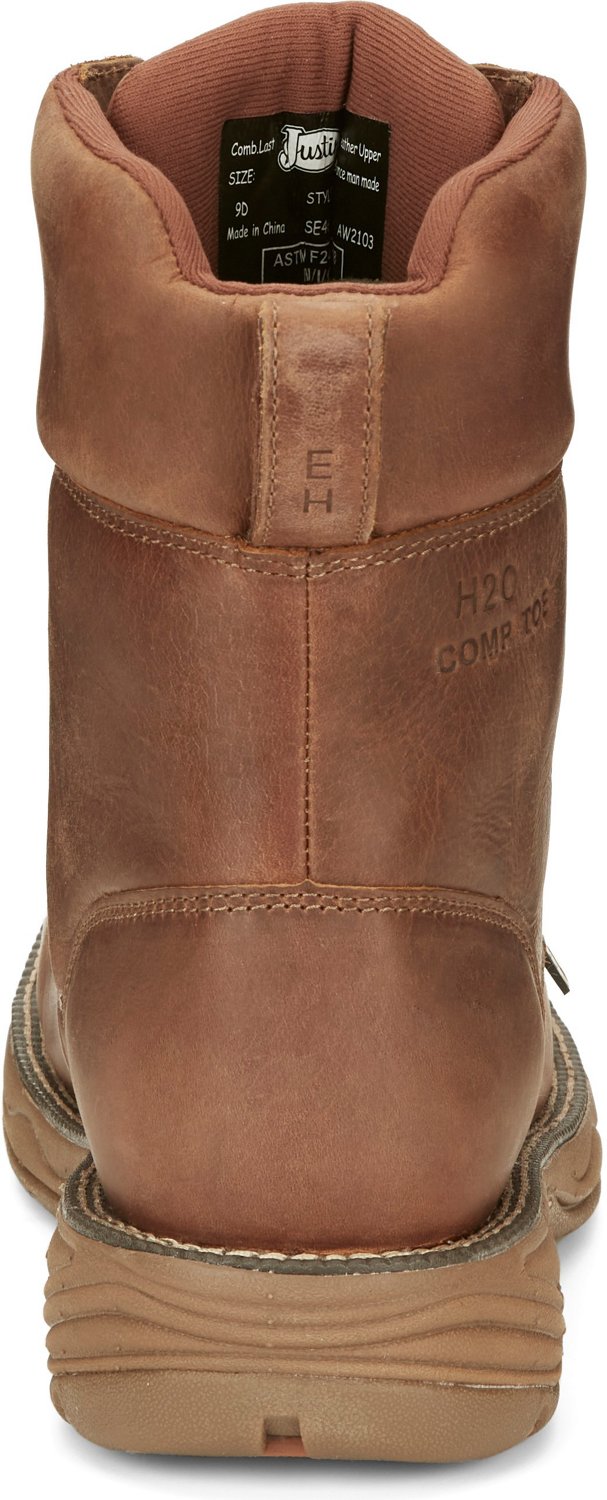 Justin Boots Men's 8 in Stampede Nano Composite Toe Boots - view number 6