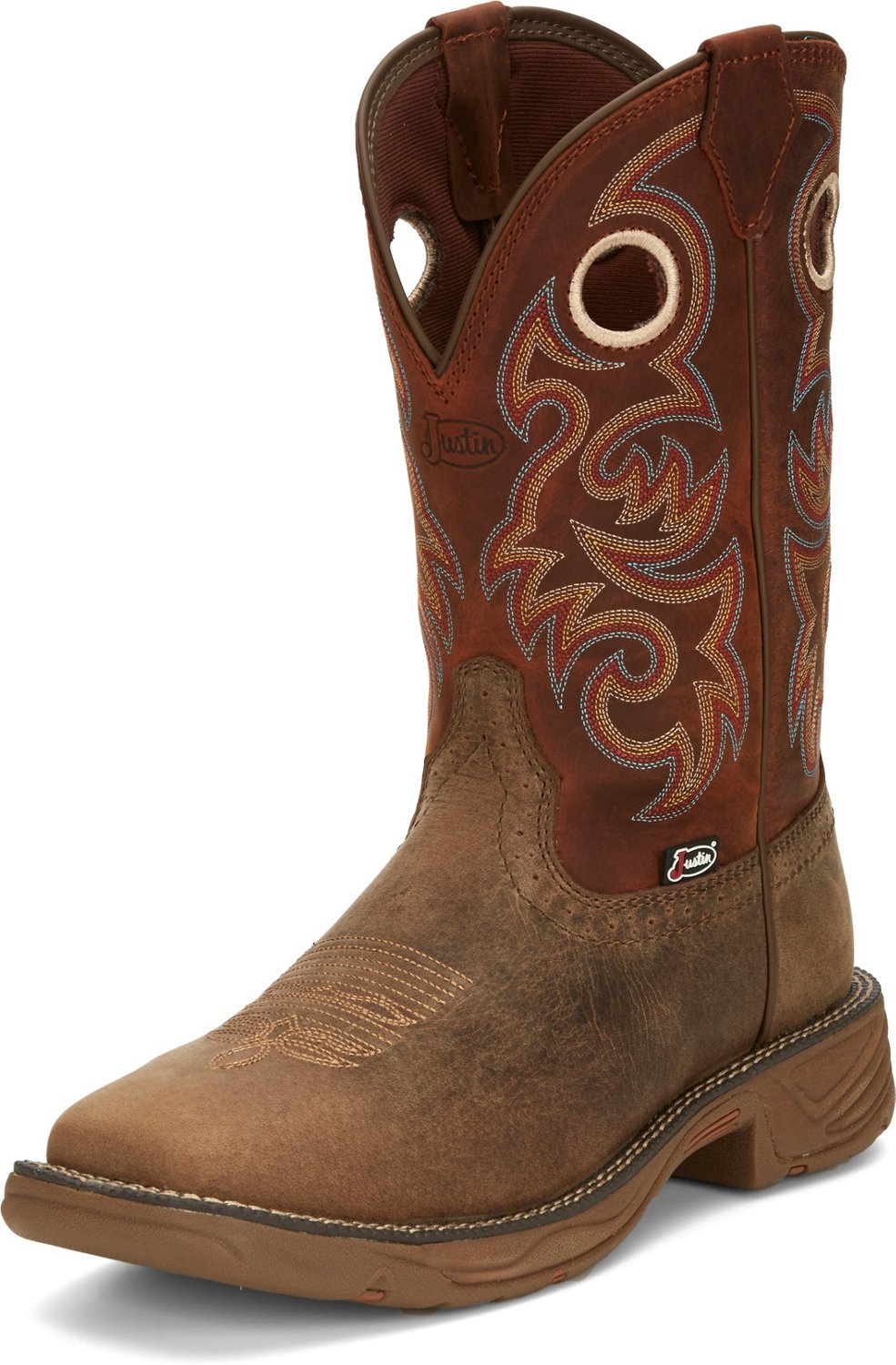 Justin Boots Men's Stampede Rush Boots Free Shipping at Academy