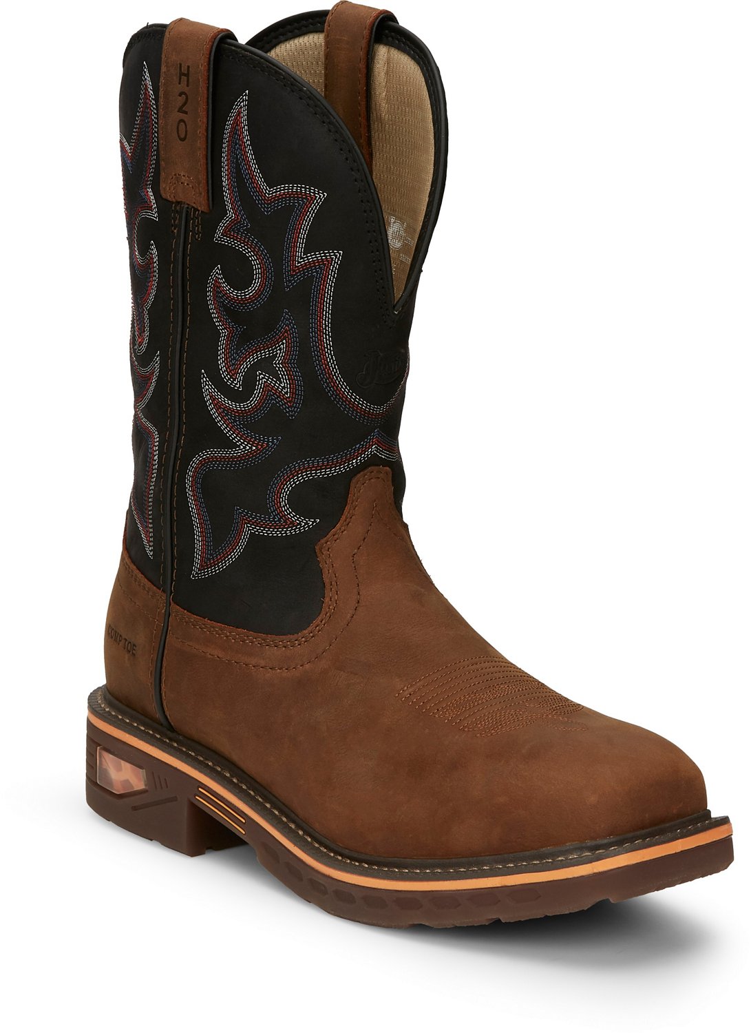 Justin Men’s Commander Resistor Composite Safety Toe Work Boots - view number 3
