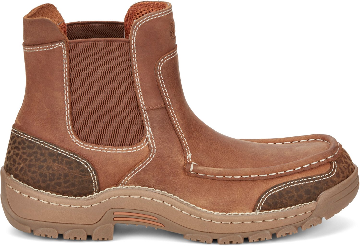 Justin steel toe hot sale boots academy