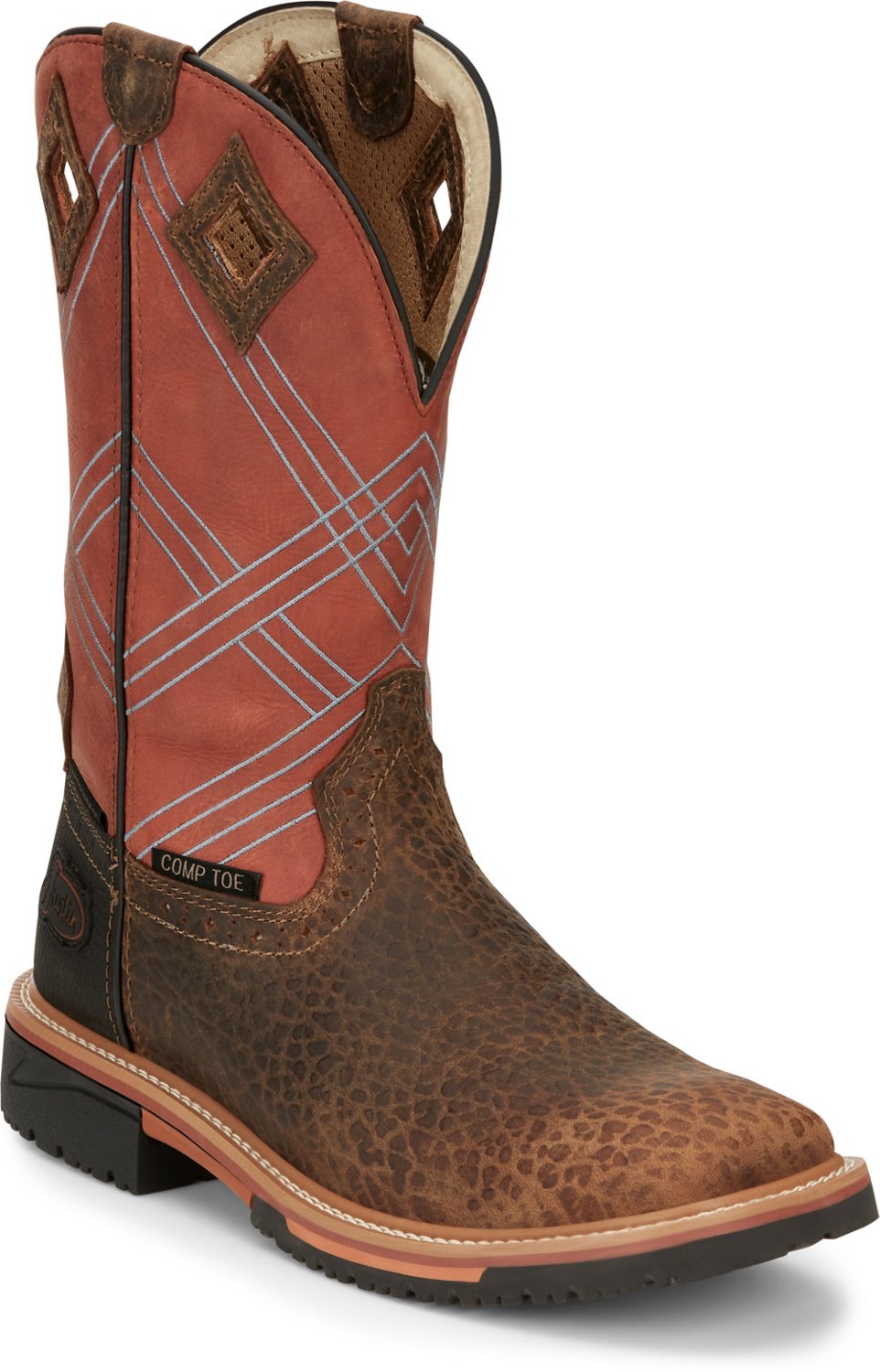 Justin Men’s Dalhart Nano Composite Toe Work Boots - view number 3