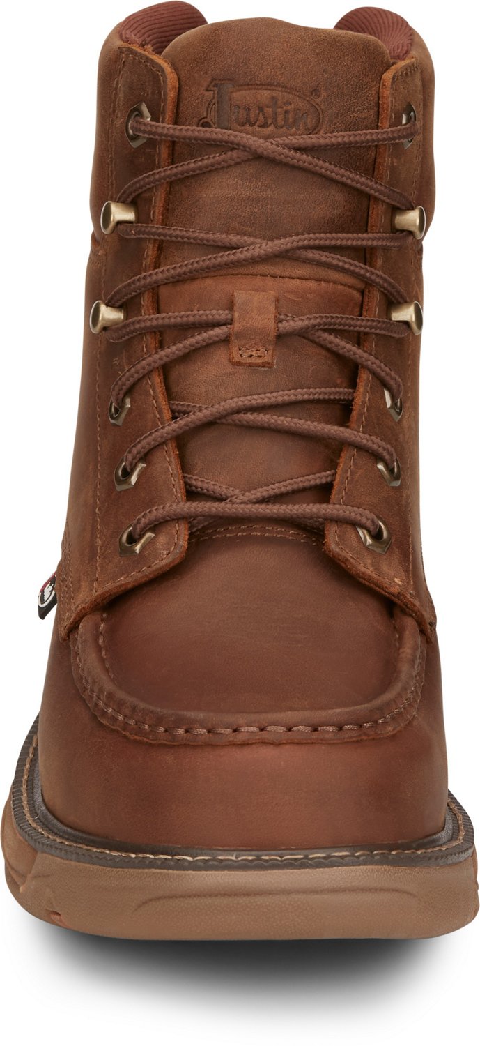 Justin Boots Men's Stampede Rush Moc Toe Boots - view number 5