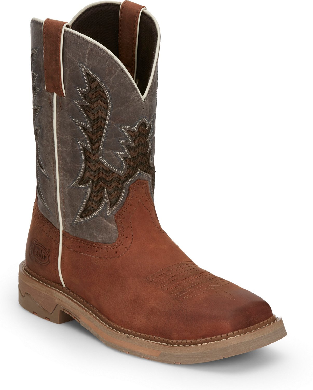 Justin Men’s Stampede Bolt Soft Toe Work Boots - view number 3