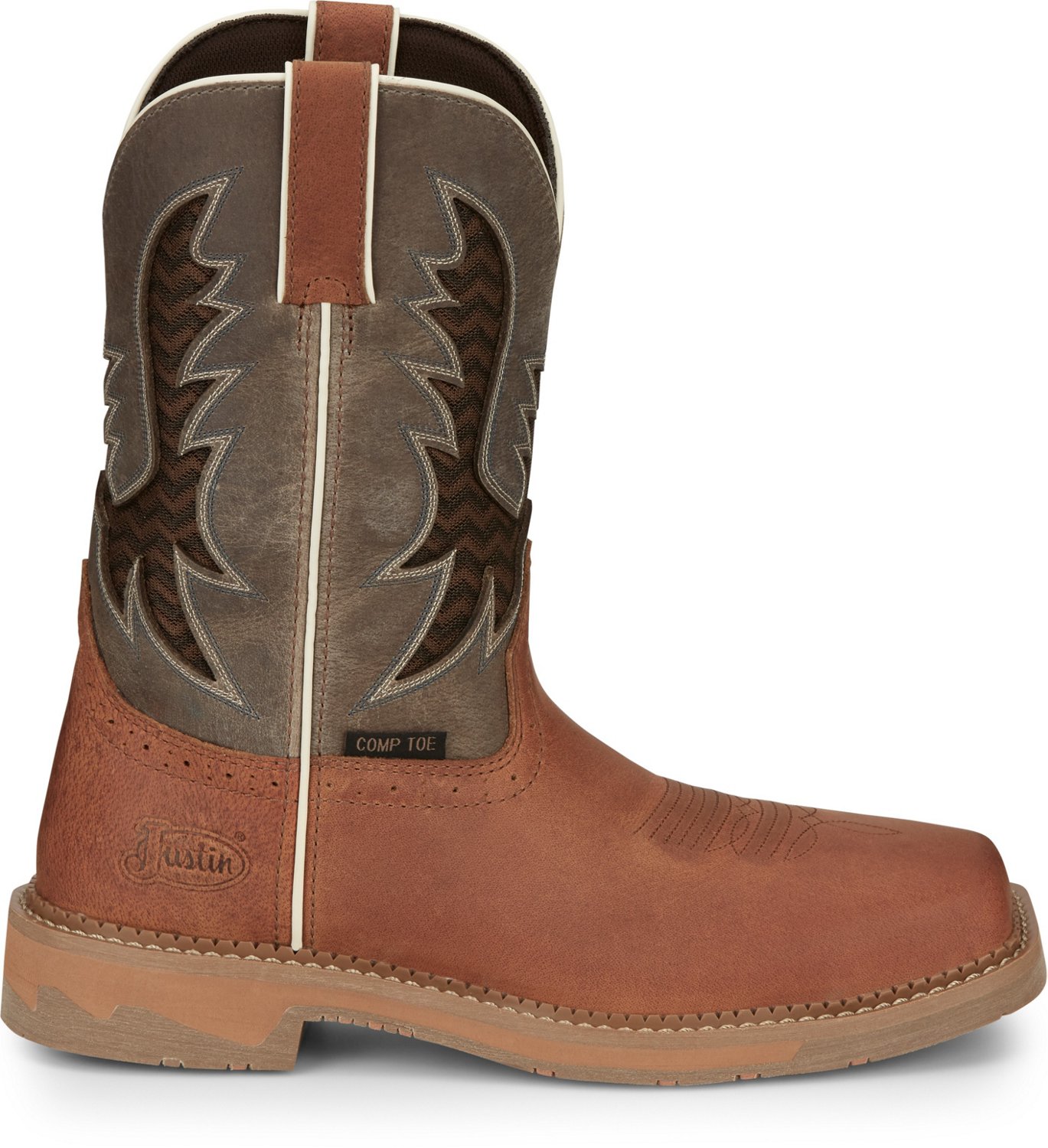 Justin Men’s Stampede Bolt Composite Toe Work Boots