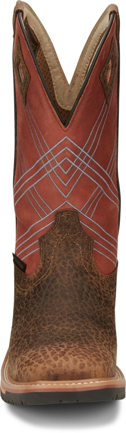 Justin Men’s Dalhart Waterproof Soft Toe Work Boots - view number 5