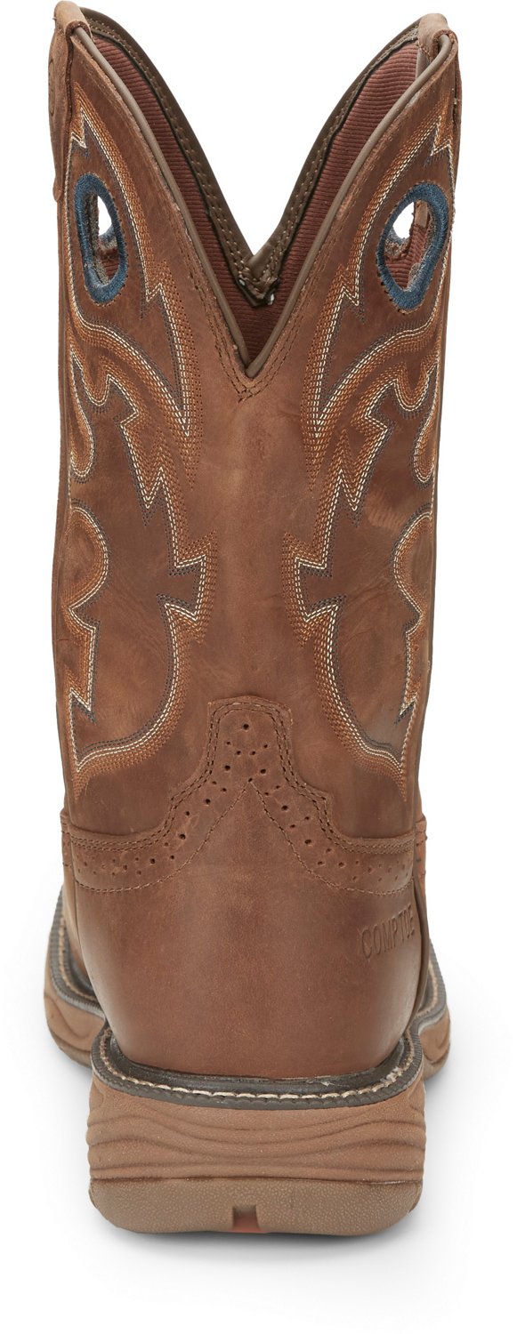 Justin Boots Men's Stampede Rush Composite Toe Work Boots | Academy