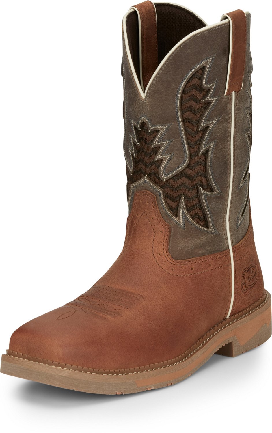 Justin Men’s Stampede Bolt Soft Toe Work Boots - view number 4