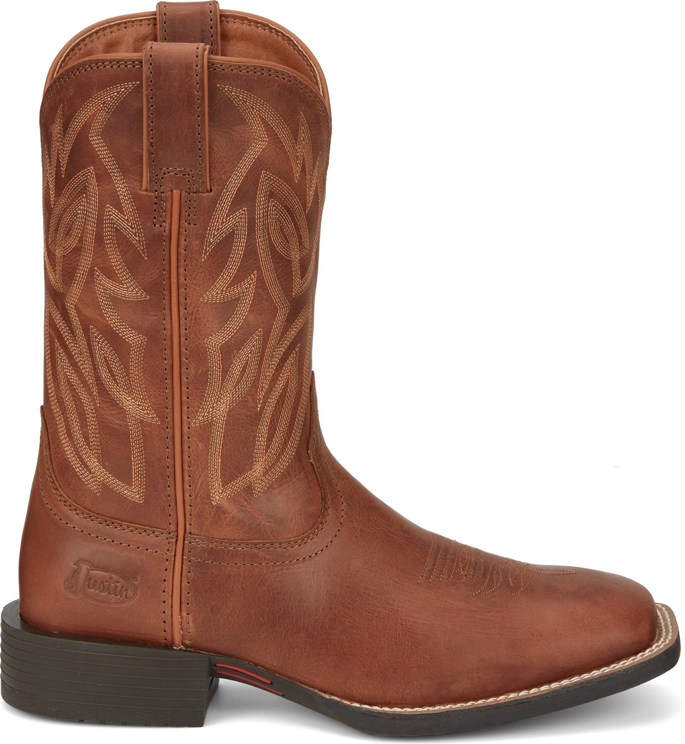 Justin Boots Men s Stampede Canter Western Boots Academy