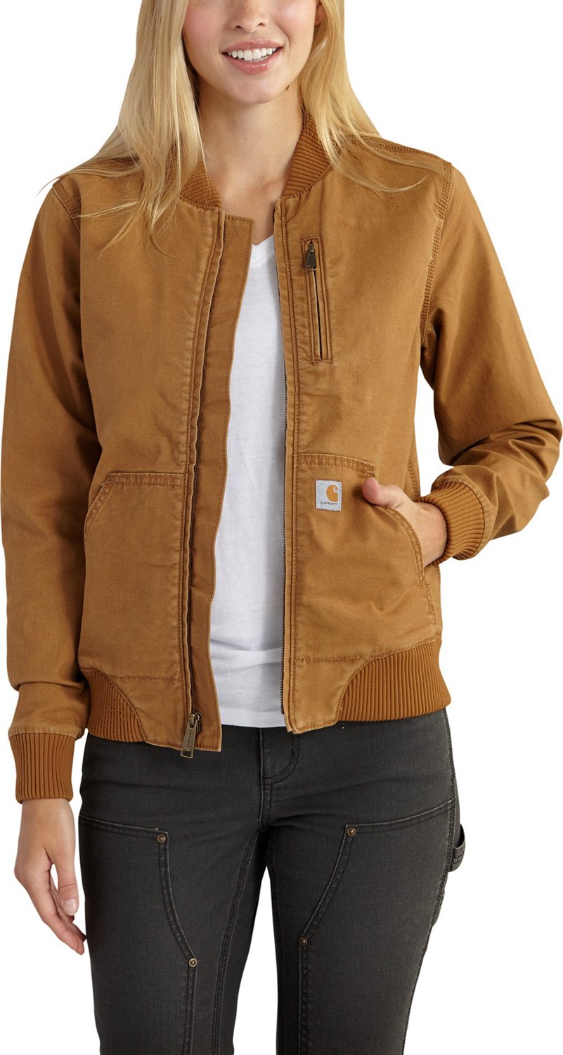  Carhartt Women's Crawford Bomber Jacket : Clothing, Shoes &  Jewelry