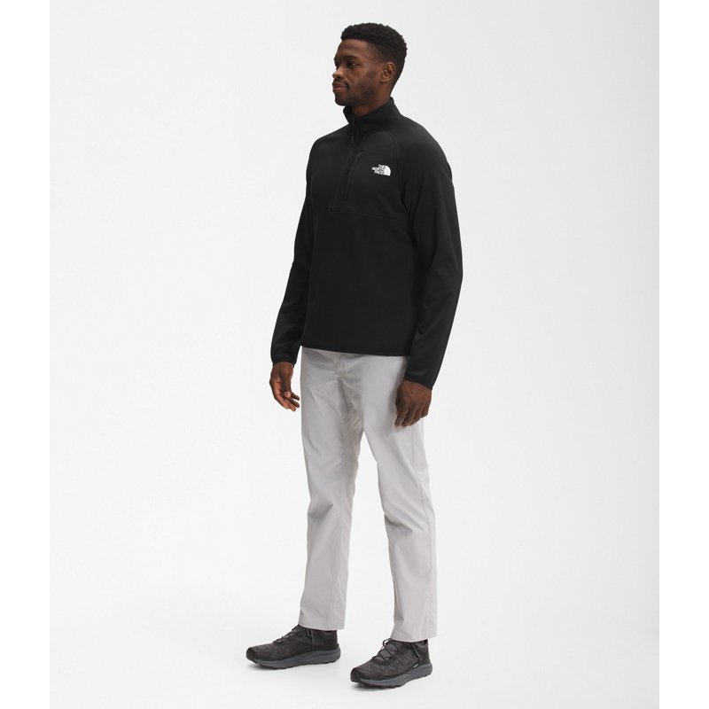 The North Face Men’s Canyonlands 1/2 Zip Sweater Black, X-Large - Men's Longsleeve Outdoor Tops at Academy Sports product image