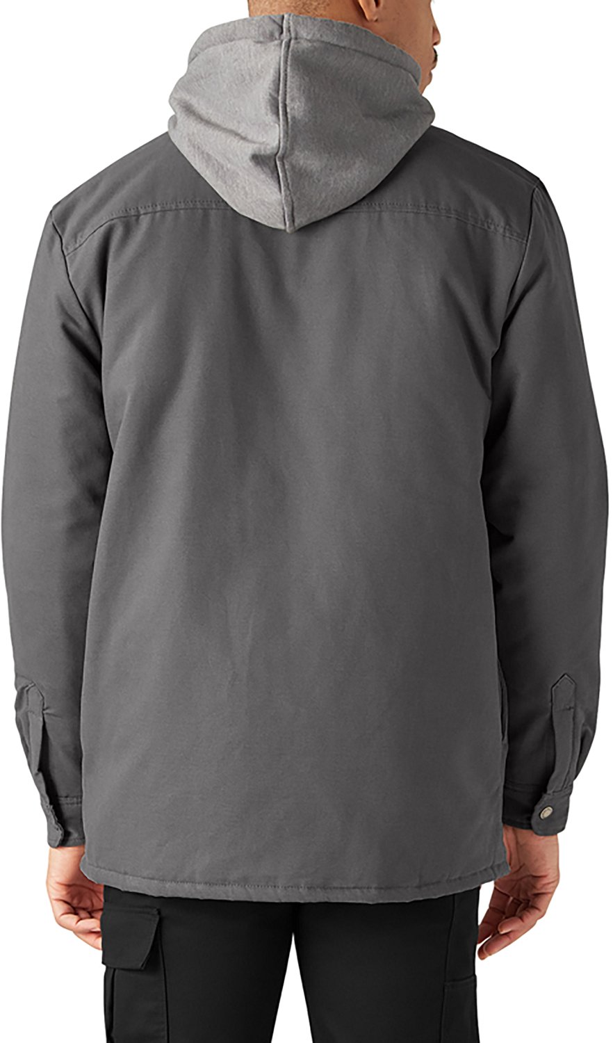 Fleece Hooded Duck Shirt Jacket with Hydroshield