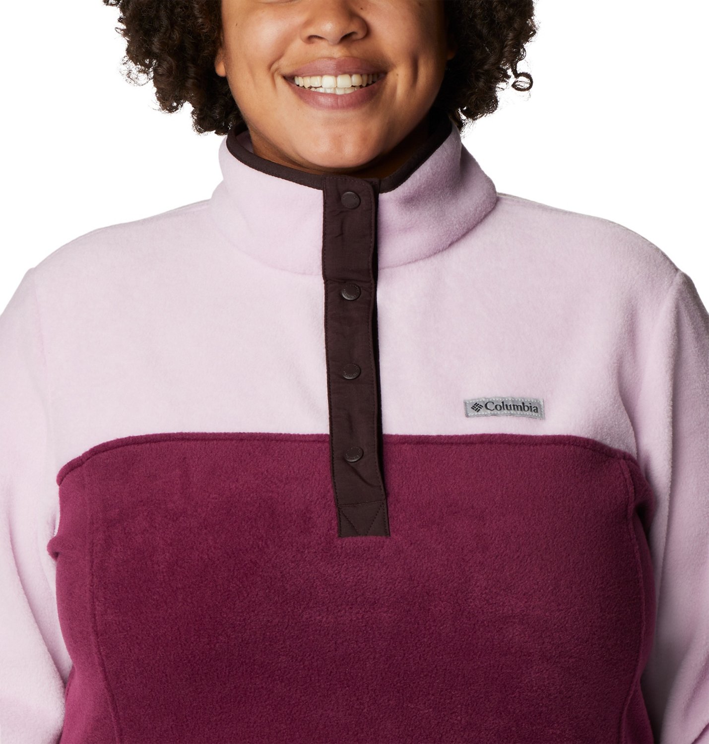 Columbia Sportswear Women's Benton Springs 1/2 Snap Plus Size Pullover - view number 4