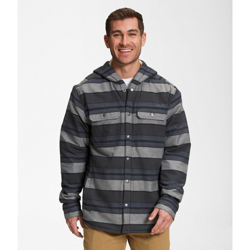 The North Face Men's Campshire Hooded Shirt Gray, Medium - Men's Longsleeve Outdoor Tops at Academy Sports product image