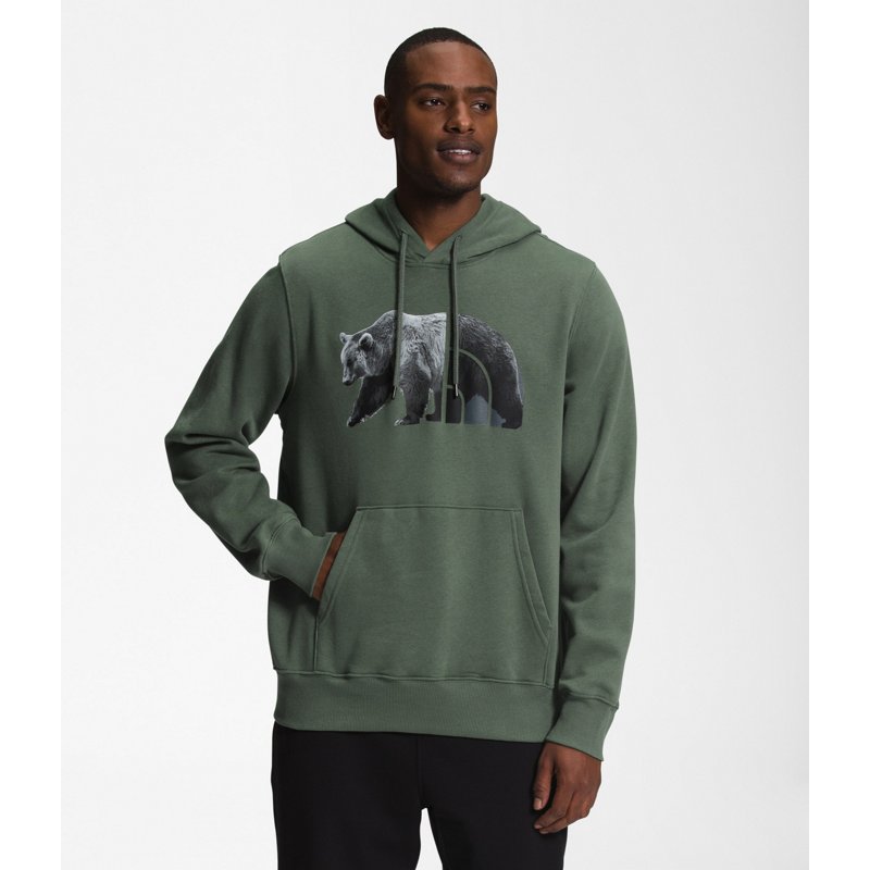 The North Face Men's Bear Pullover Hoodie Green/Black, Medium - Men's Longsleeve Outdoor Tops at Academy Sports product image