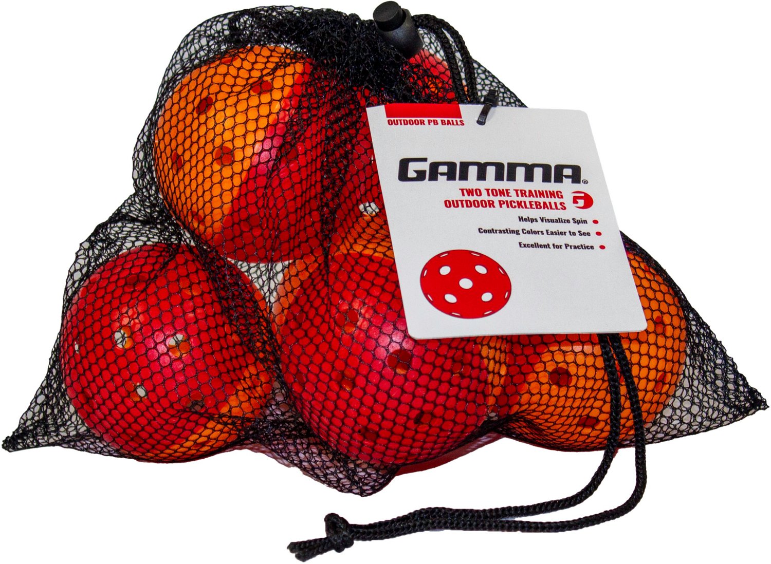 Gamma Outdoor 2-Tone Pickleballs 6-Pack                                                                                          - view number 2