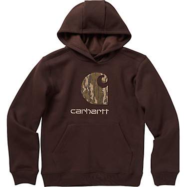 Carhartt Boys' Logo Camo Pullover Hoodie                                                                                        