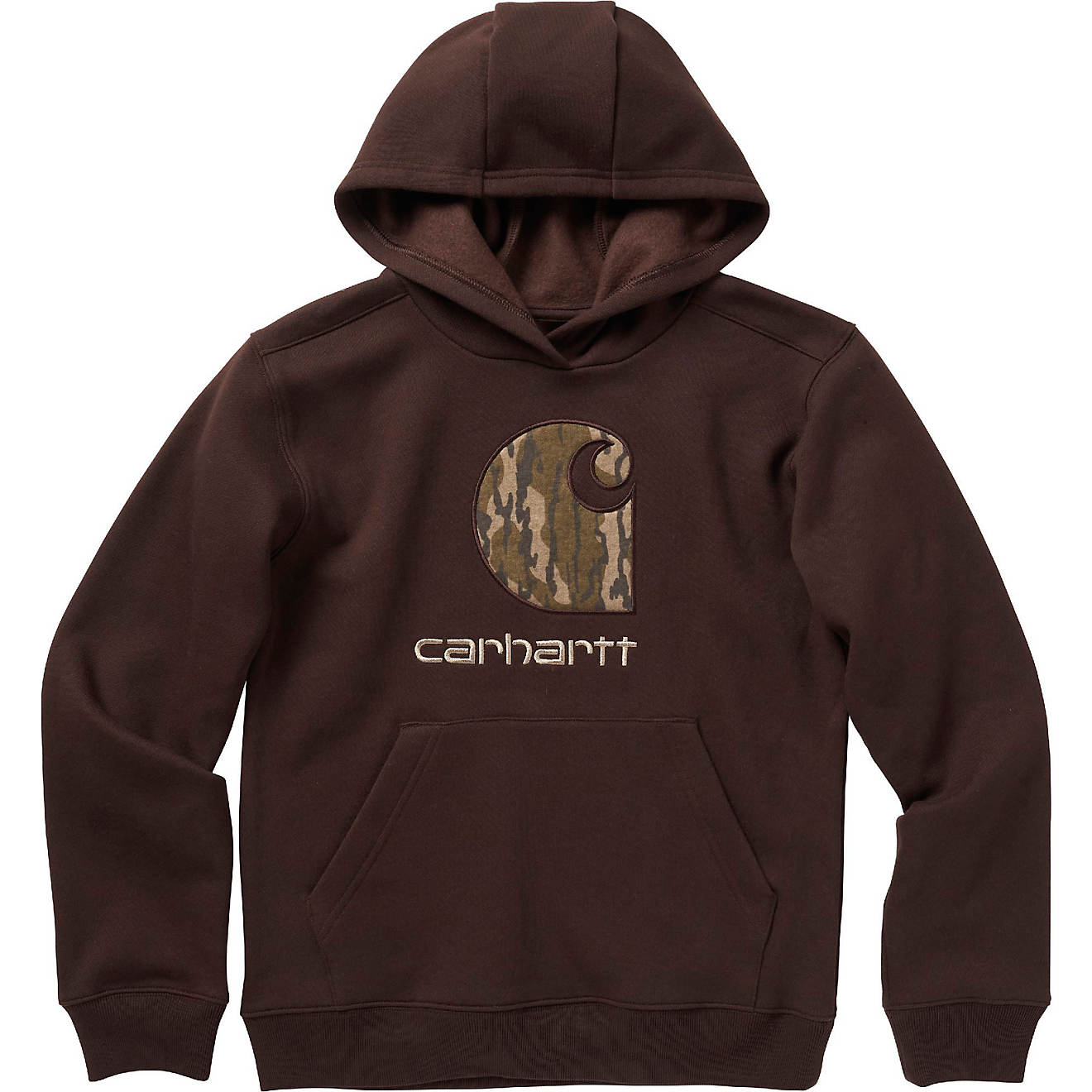 Carhartt Boys' Logo Camo Pullover Hoodie                                                                                         - view number 1