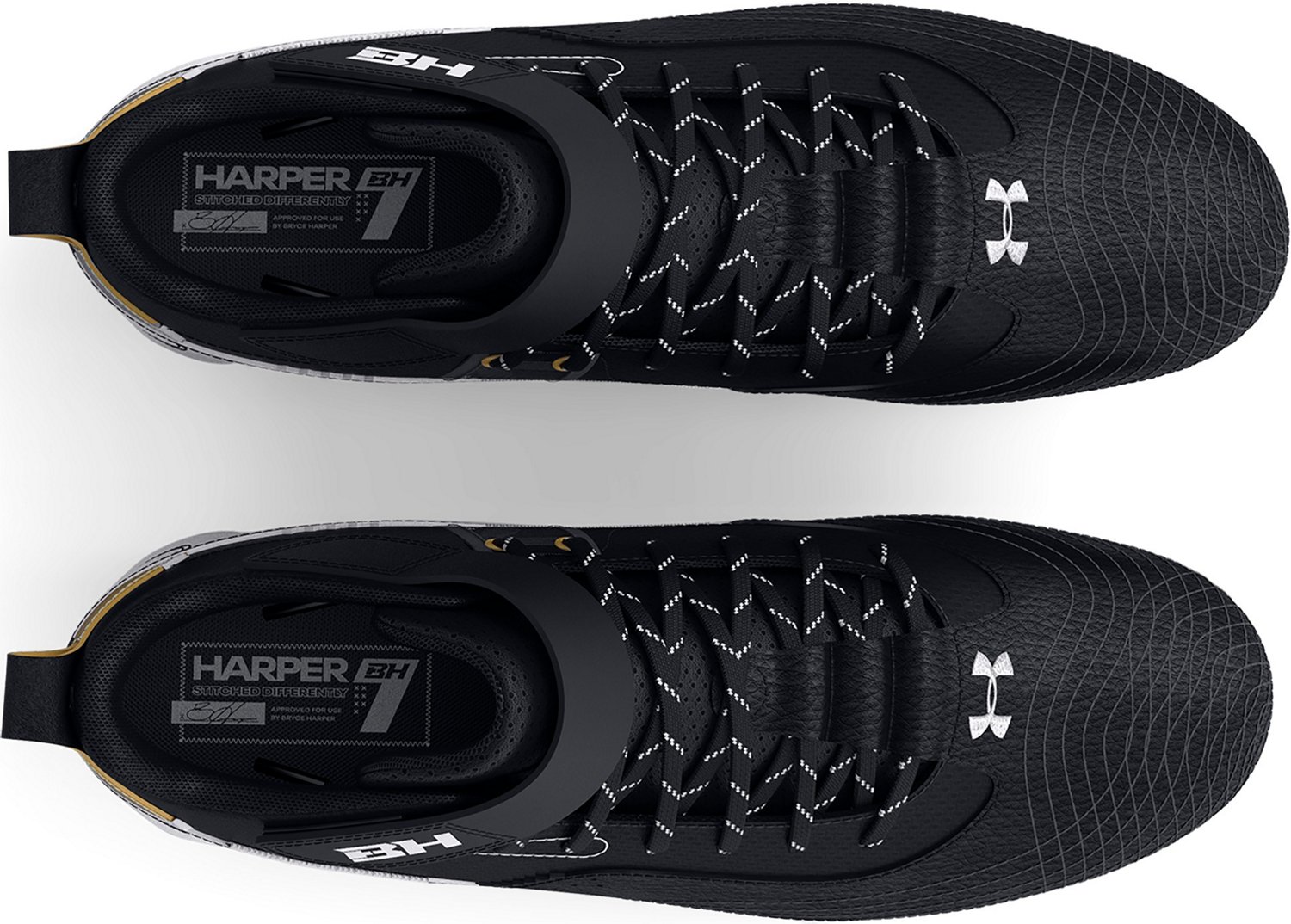 Under Armour Men’s Harper 7 Mid RM Baseball Cleats Academy