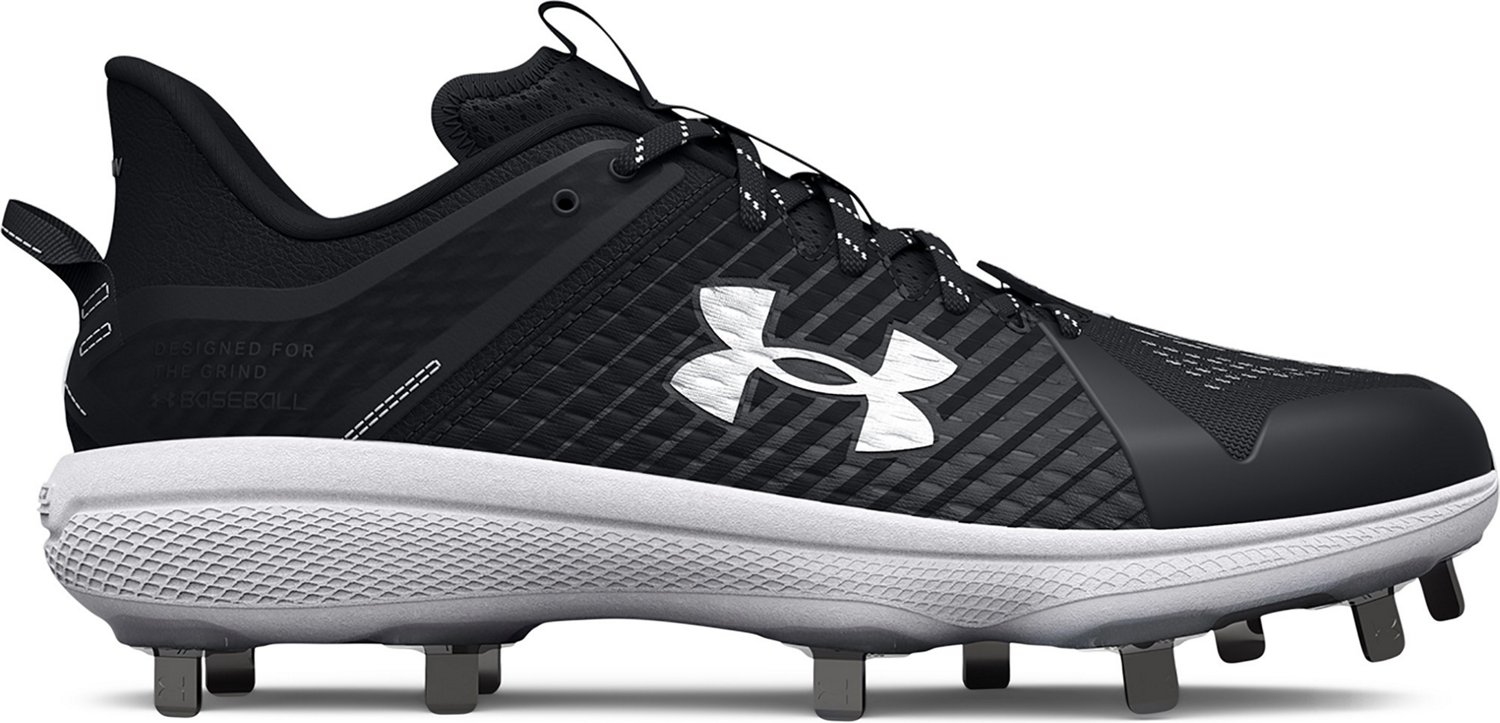Under Armour Men's Yard Low Mt Metal Baseball Cleats Black/Black Medium 8.5 8.5 Medium US/Black|Black