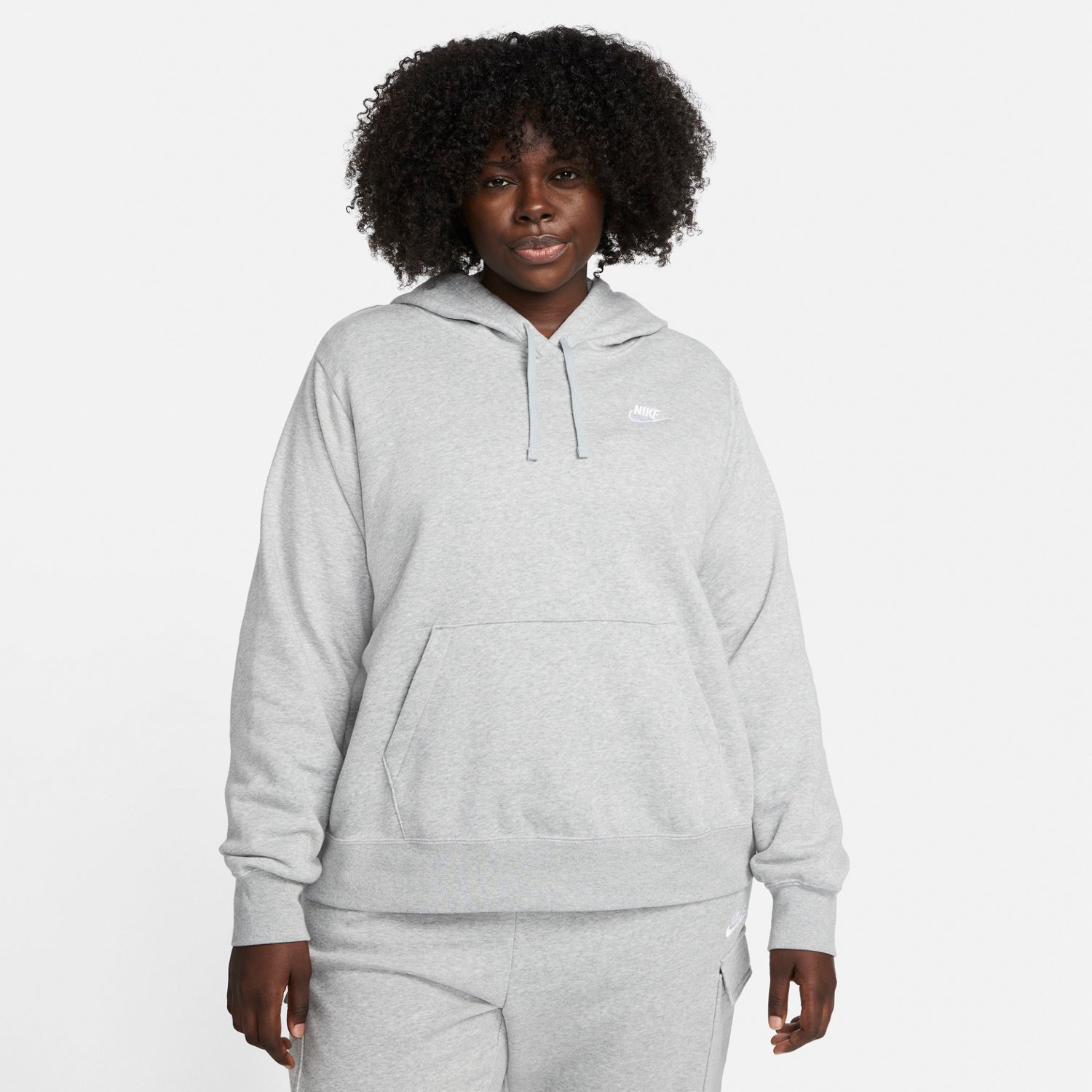 Nike Women's Plus Club Fleece Pullover Hoodie | Academy