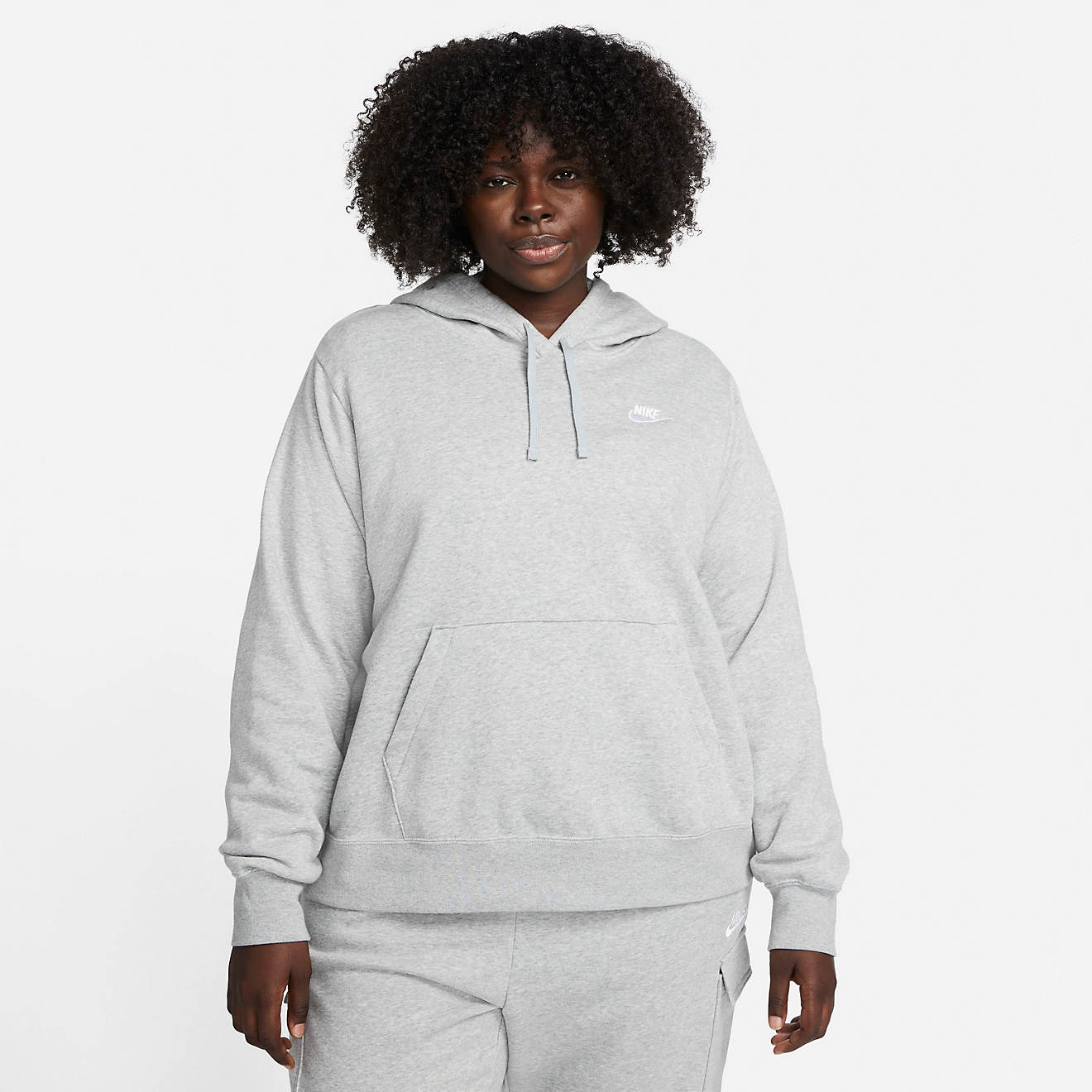 Nike Women's Plus Club Fleece Pullover Hoodie                                                                                    - view number 1