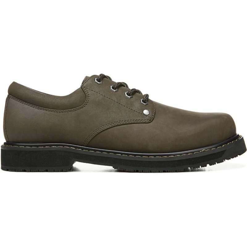 Dr. Scholl's Men's Harrington II Oxford Work Shoes Brown, 9.5 - Service Shoes at Academy Sports product image