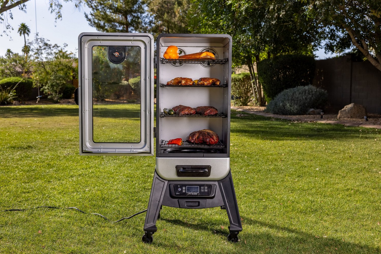 Pit Boss 3 Series digital Electric Smoker Academy
