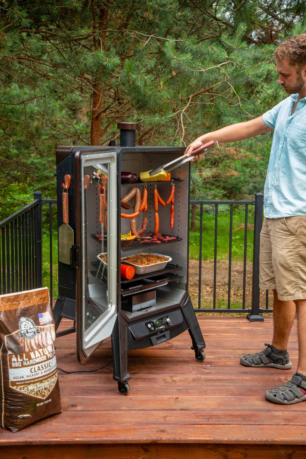 Pit Boss Copperhead 7 Series Wood Pellet Vertical Smoker | Academy