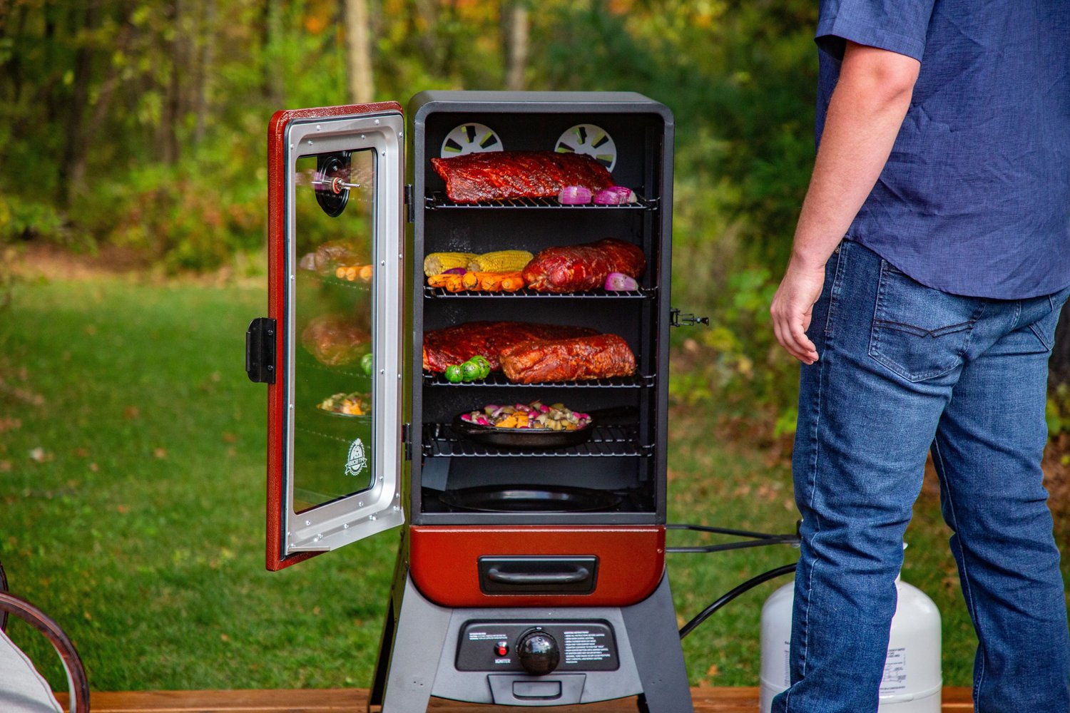 Pit Boss 3 Series Gas Vertical Smoker Academy