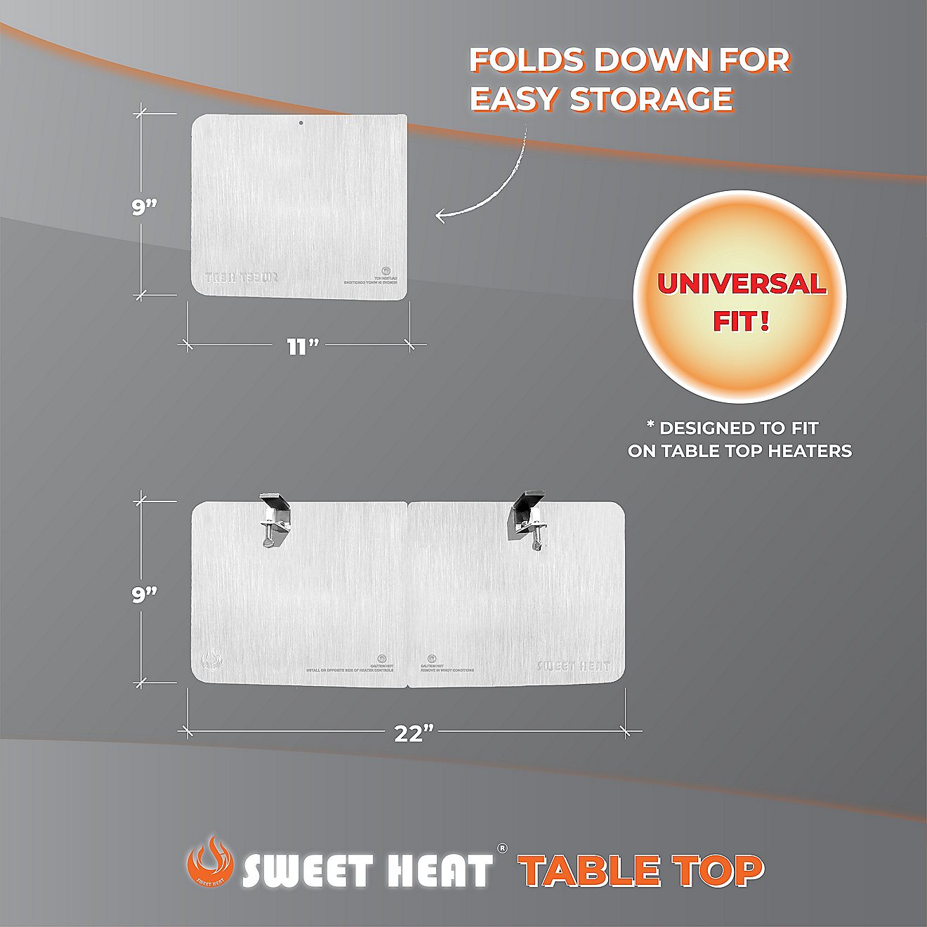 Sweet Heat Table Top 22x9 in Directional Reflector                                                                               - view number 2