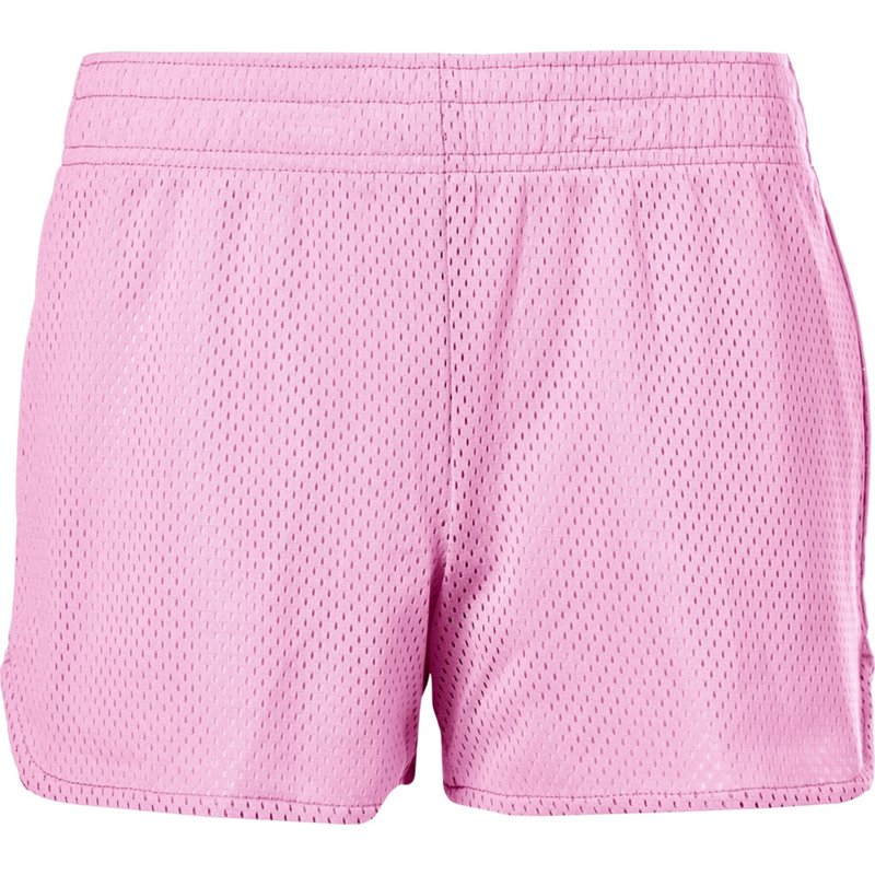 BCG Girls' Recycled Contrast Mesh Shorts Light Pink, Large - Girl's Athletic Shorts at Academy Sports