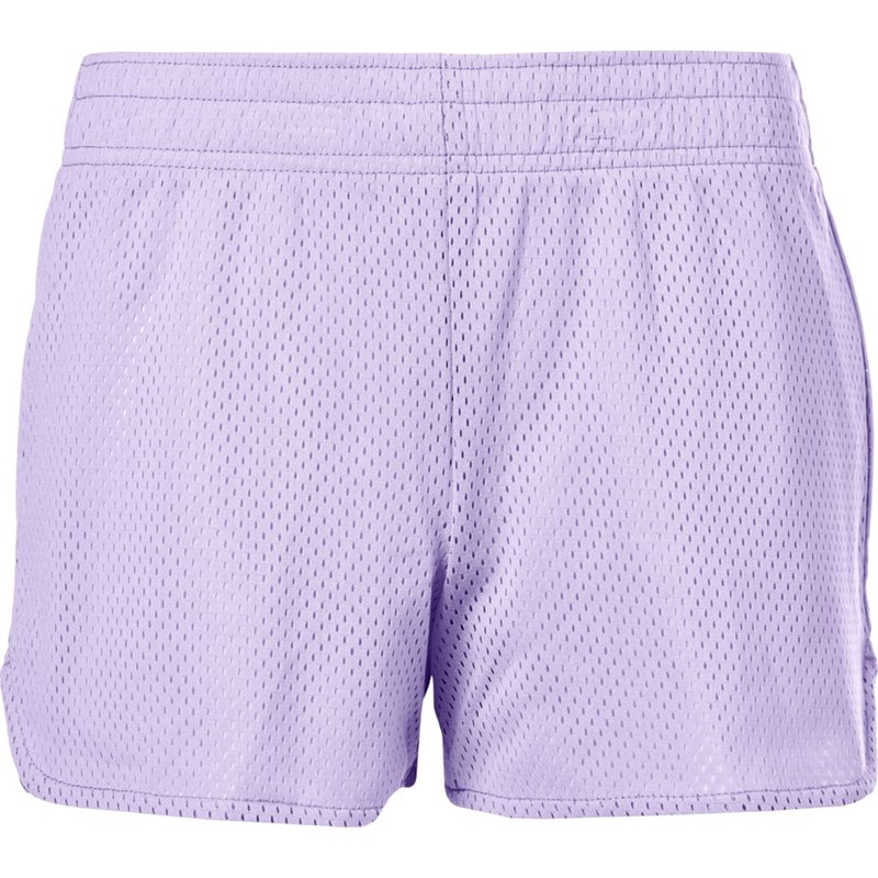 BCG Girls' Recycled Contrast Mesh Shorts Light Purple, Large - Girl's Athletic Shorts at Academy Sports