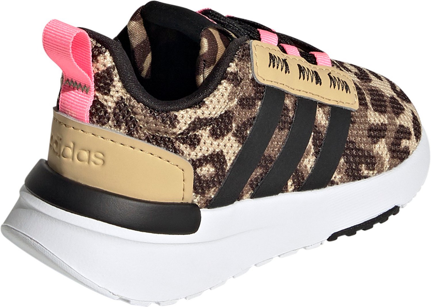 adidas Toddler Girls Racer TR21 Leopard Shoes Academy