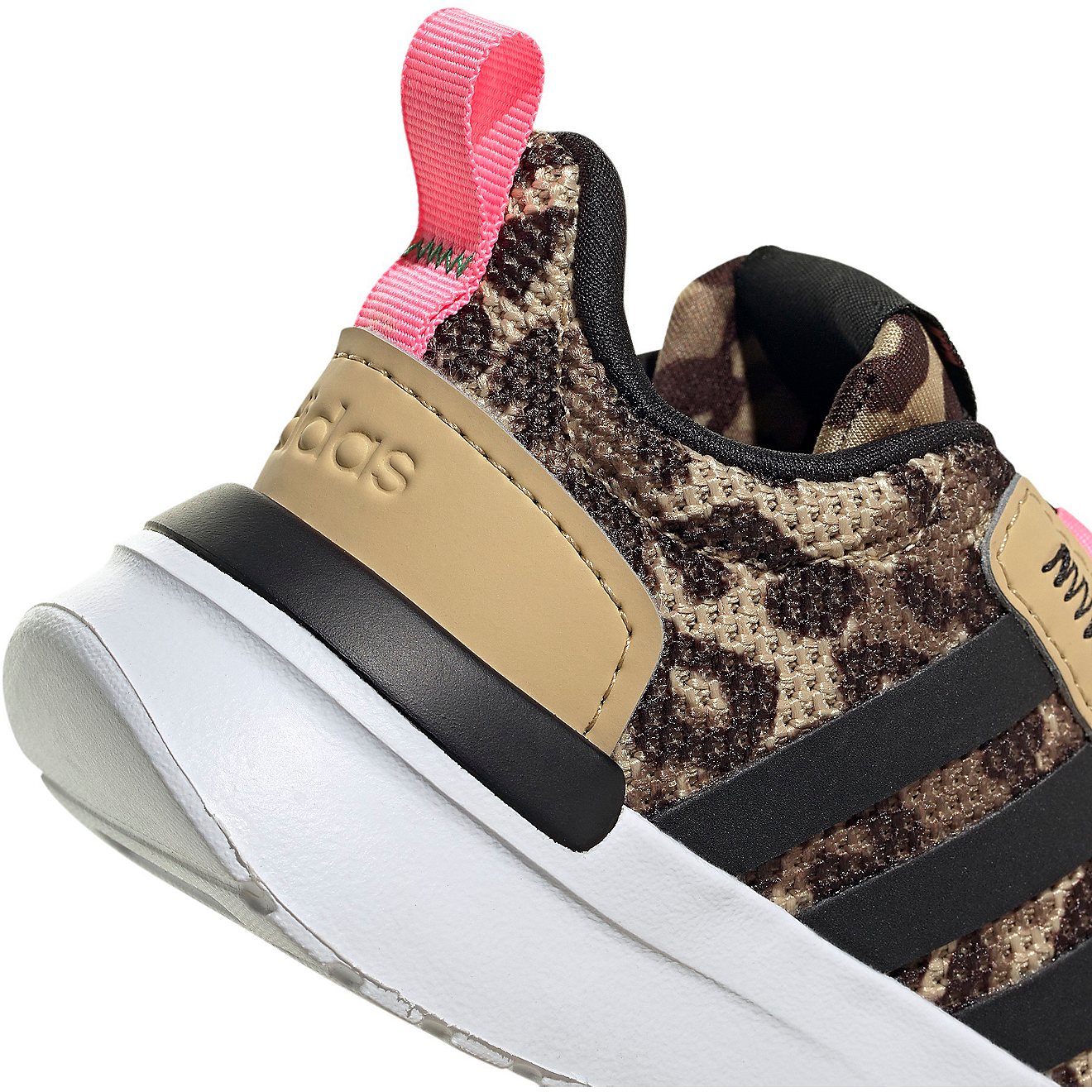 adidas Toddler Girls' Racer TR21 Leopard Shoes                                                                                   - view number 8
