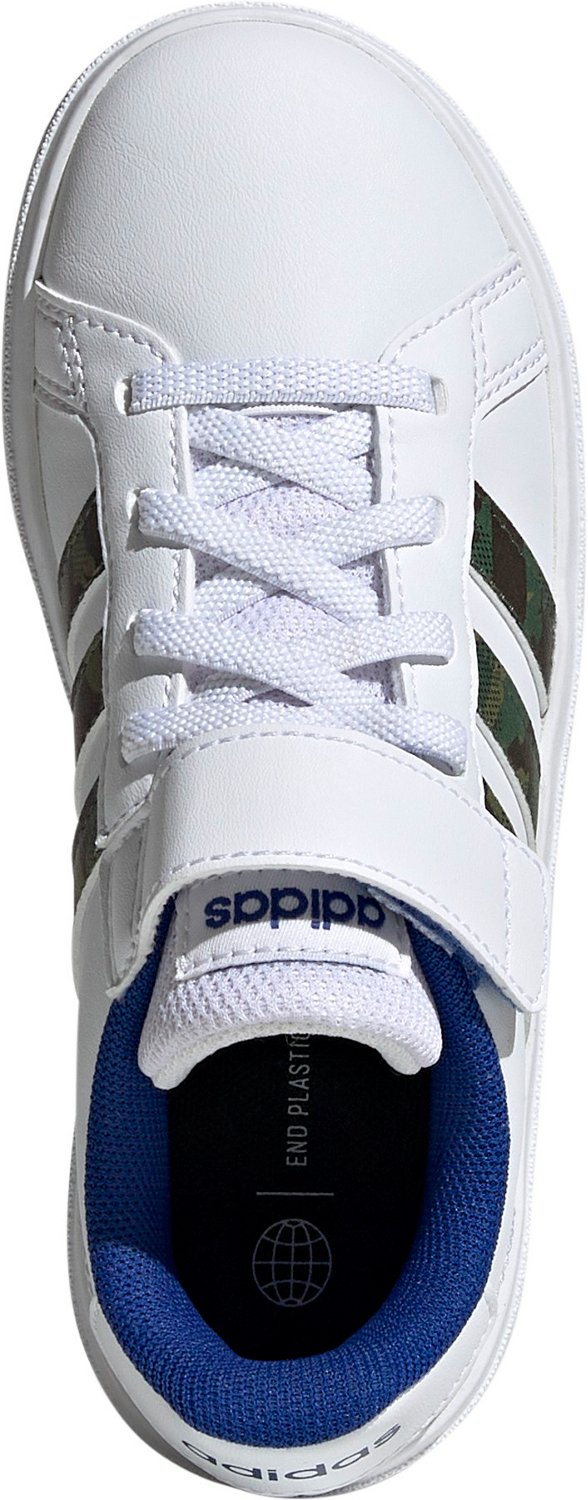 adidas Kids 4 7 Grand Court Camo Shoes Academy
