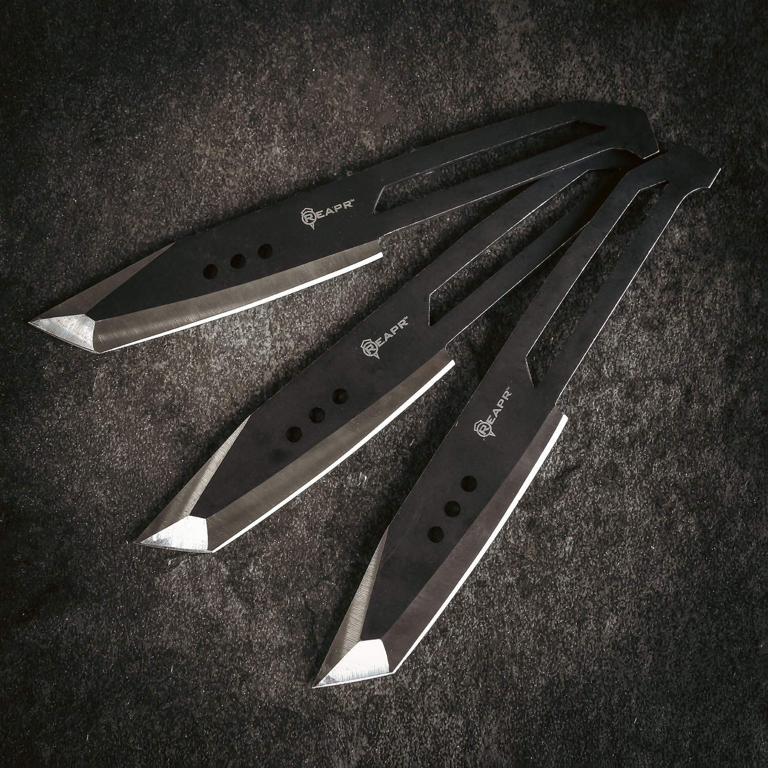 REAPR 3-Piece Chuk Throwing Stars Knives Set | Academy