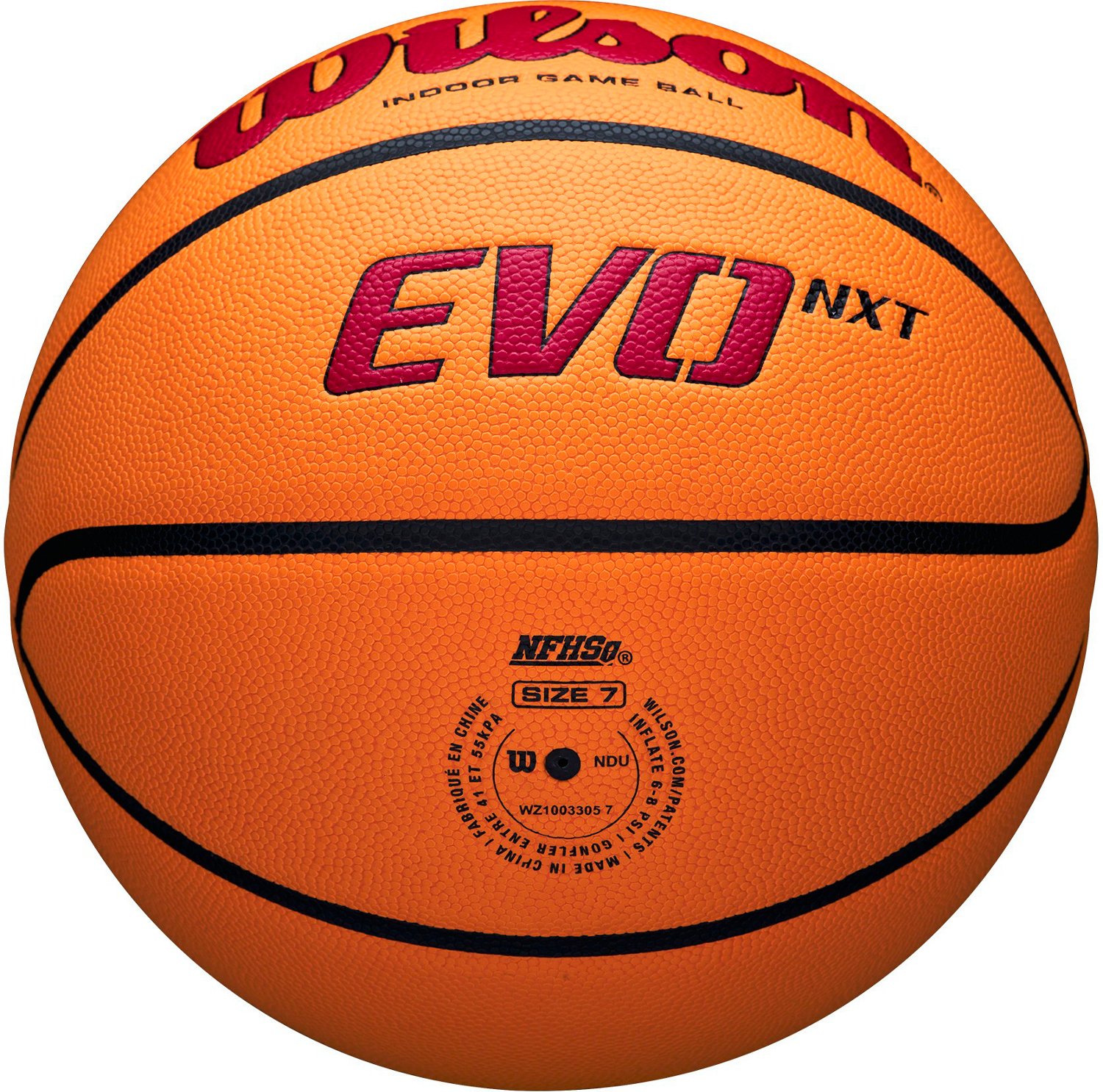 Wilson NCAA Evo NXT Official Game Basketball                                                                                     - view number 6