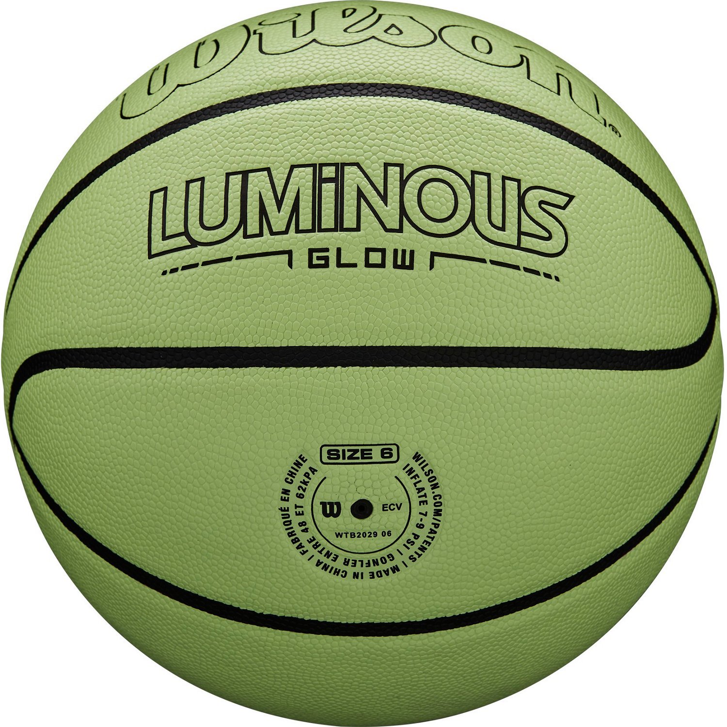 Wilson Luminous Glow Basketball Free Shipping at Academy
