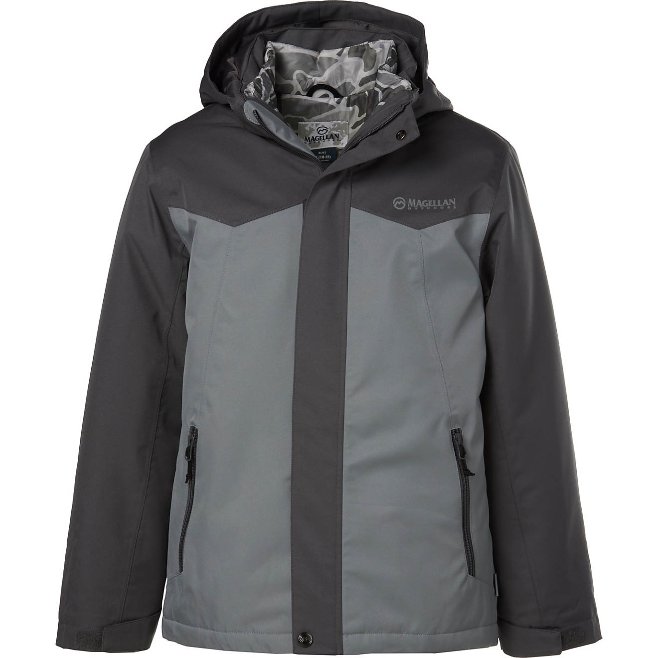 Magellan Outdoors Boys' Chimney Rock 3in1 Systems Jacket                                                                         - view number 1