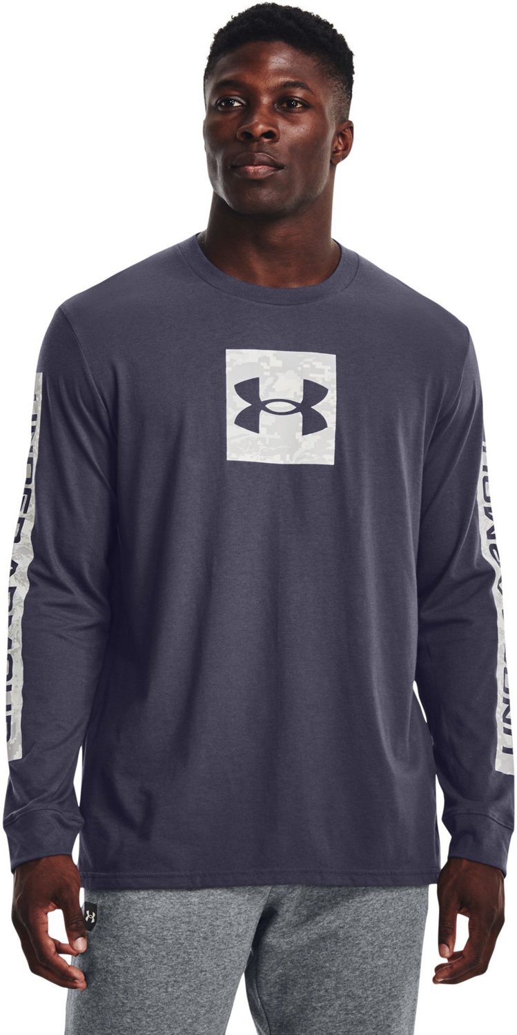 Under Armour Men's Camo Boxed Sportstyle Long Sleeve T-shirt - view number 2