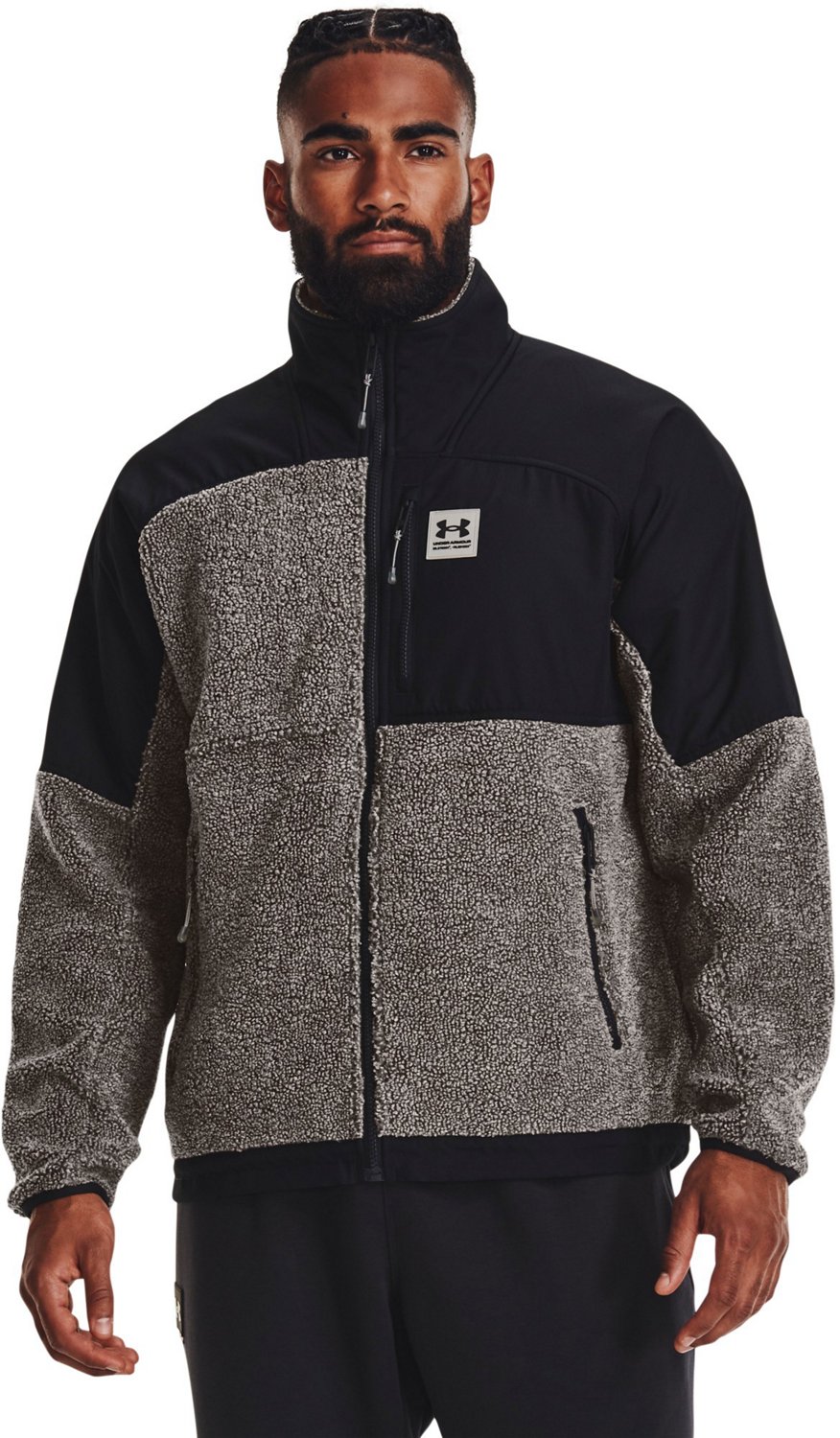 Under Armour Men's Mission Fleece Swacket Jacket - view number 2